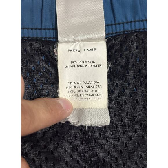 Vintage Nike Silver Tab Striped Swimming Trunks Swim Shorts Summer - Men XXL 2XL - Picture 4 of 8